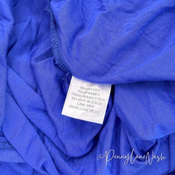 NWT Blu Ivy Kelly Strappy Back Jersey Maxi Dress Blue - Picture 9 of 14